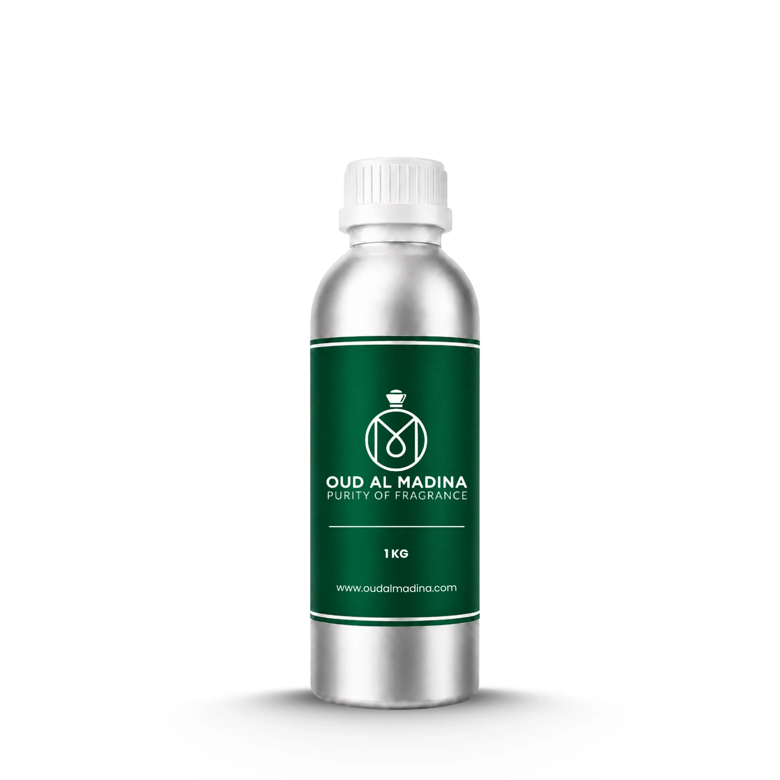 Oud Al Madina silver 1 kg fragrance oil product bottle
