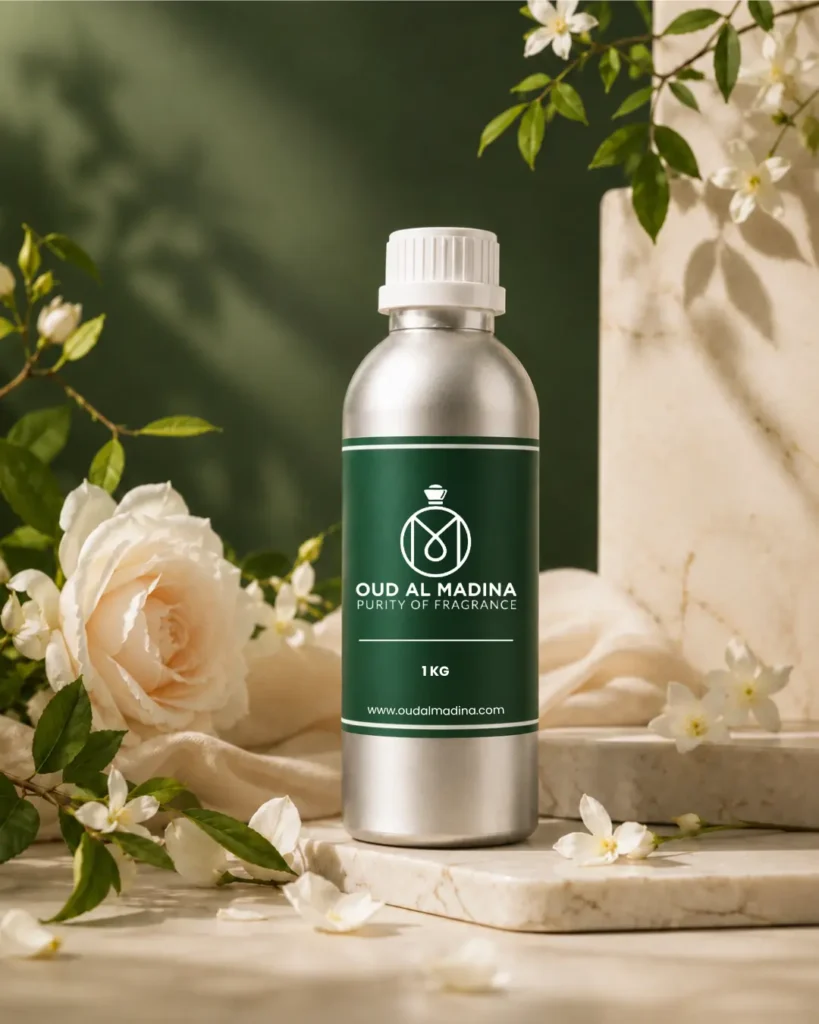 Women's fragrance oils category image with silver oud al madina bottle